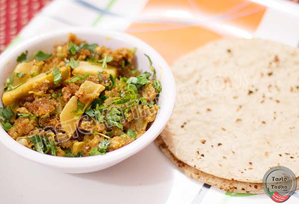 Gobi ke danthal ki sabj - tastekatadka