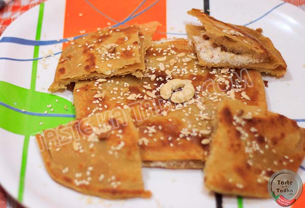 DryFruit-meetha-paratha-Tastekatadka